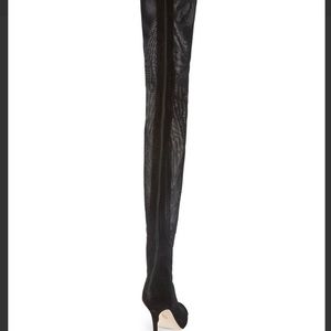 Cushnie et Ochs Over-knee Mesh Boot